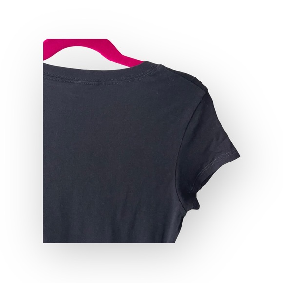 Y2K: Broken Heart ✿ Crystal Rose Tattoo Tee T Shirt ✿ Black Small ✿ Stretch Fit - Picture 9 of 16